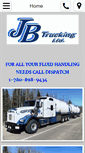 Mobile Screenshot of jbtruckingltd.com